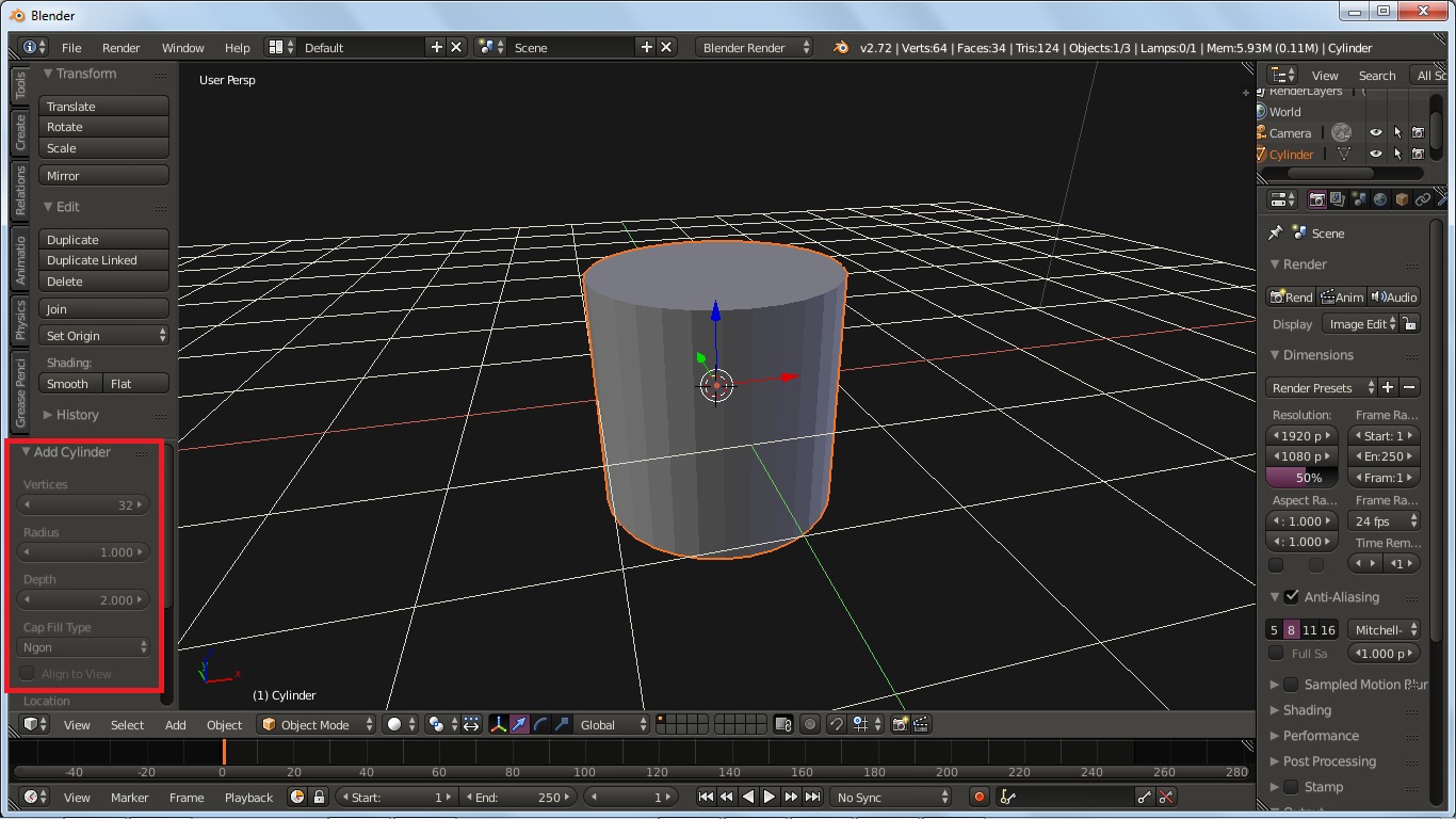 Blender found