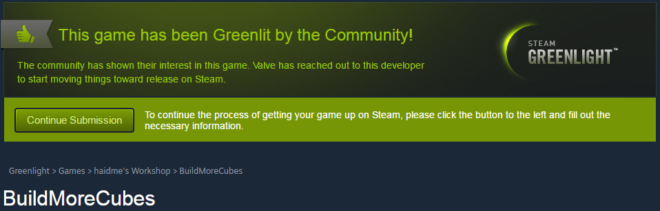 Build More Cubes is now on Steam - Page 3 - Works in Progress and Game ...