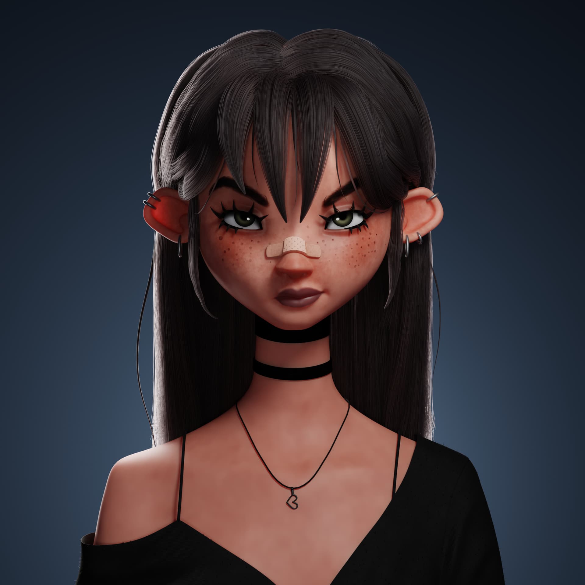 Girl portrait - Finished Projects - Blender Artists Community