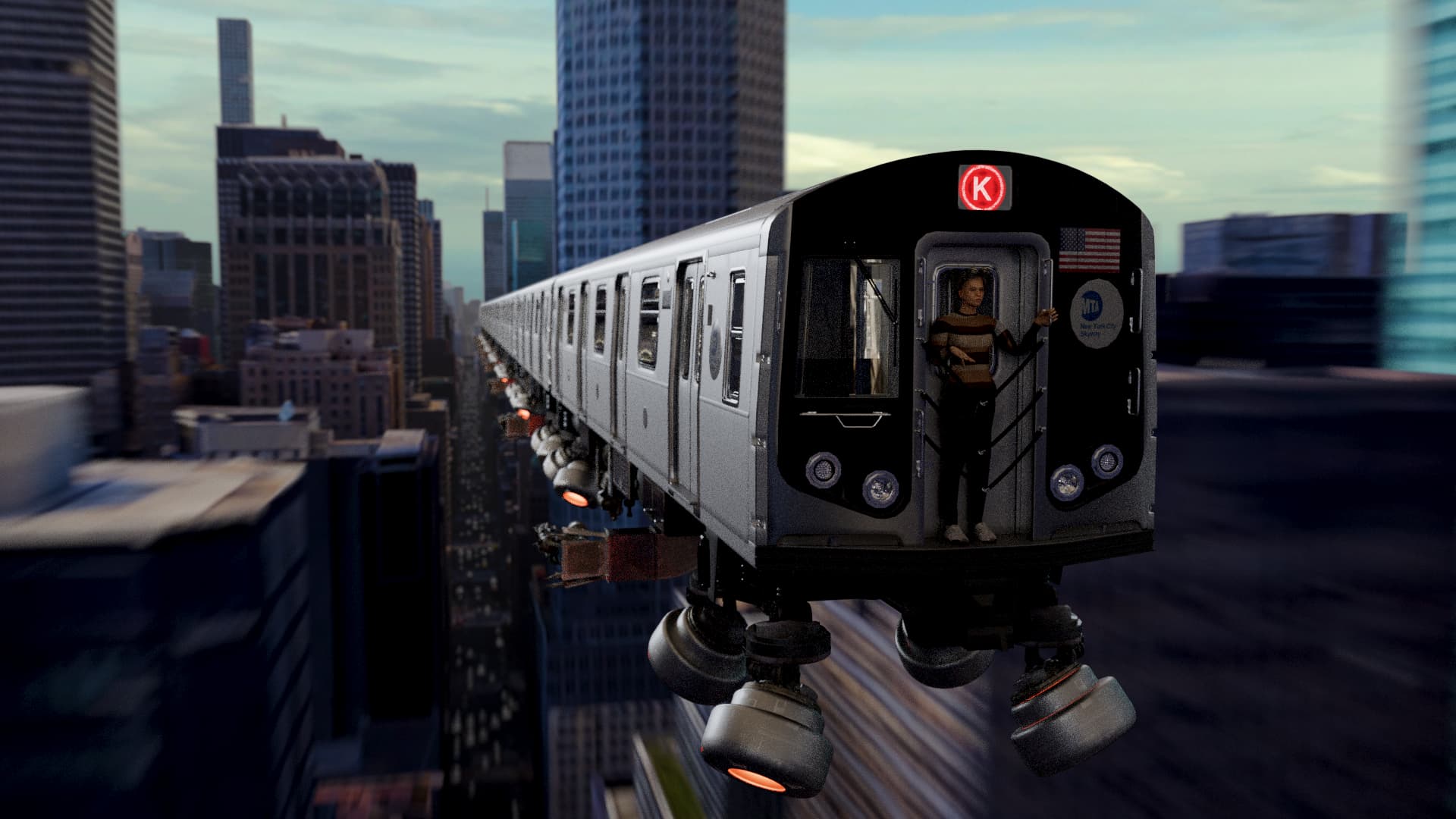 Flying NYC Subway Car - Works in Progress - Blender Artists Community