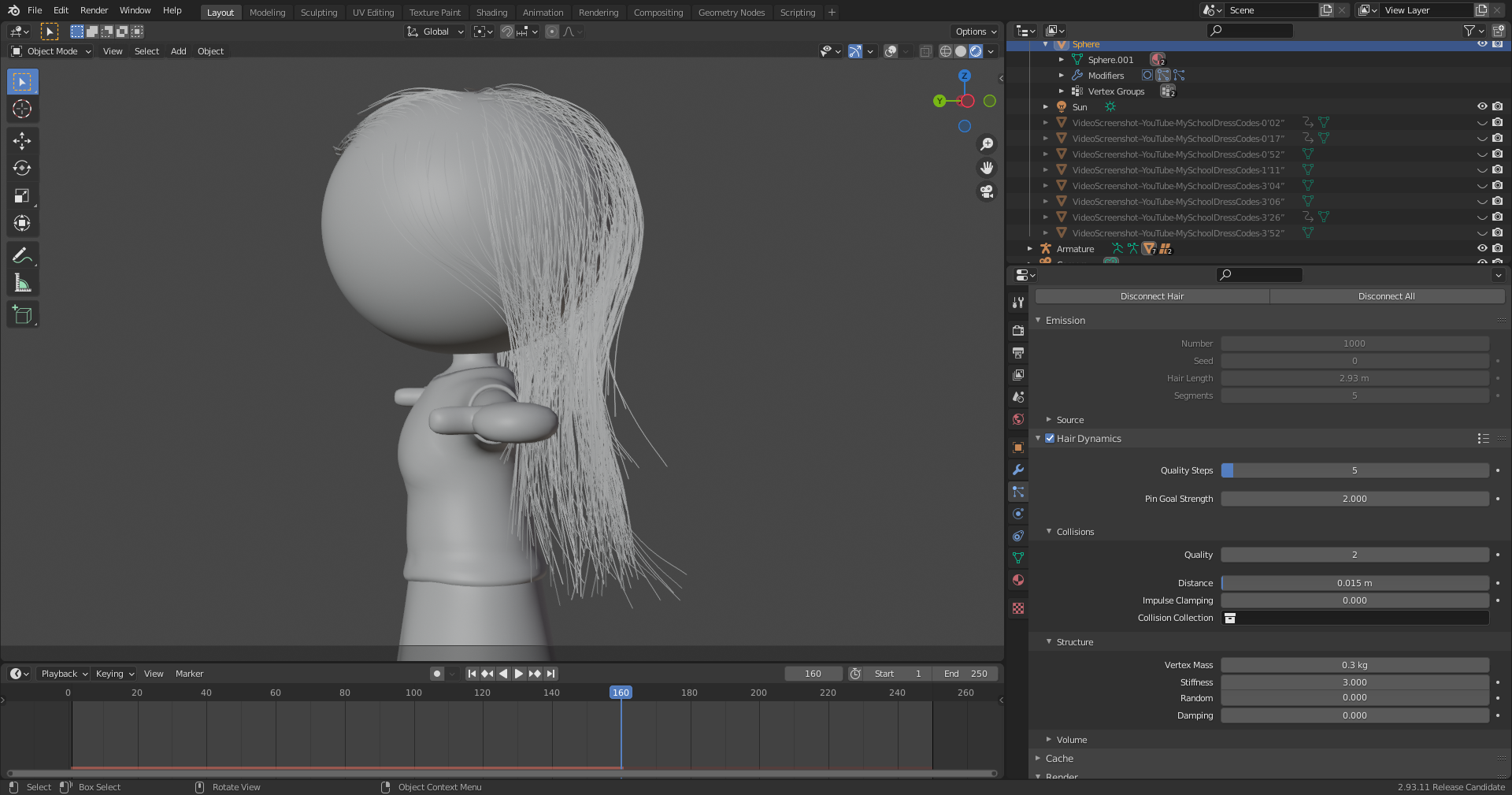 Yet another problem, Hair edition - Particles and Physics Simulations ...