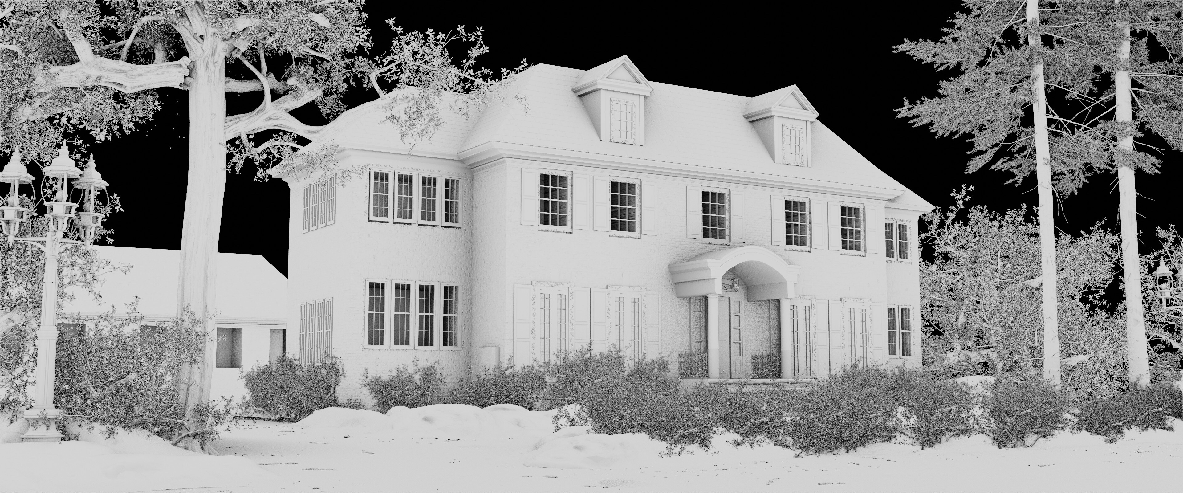 Creating the Home Alone House in Blender 4.1 Finished Projects