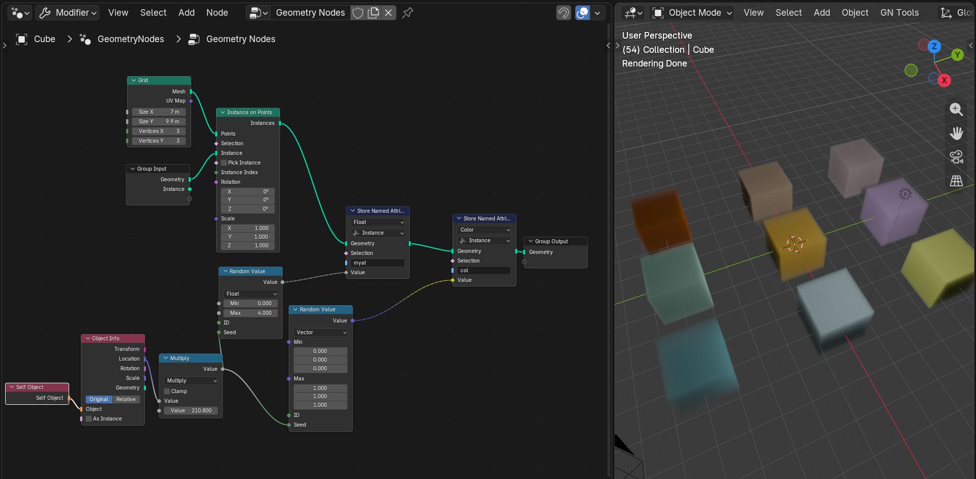 Passing Geo Nodes Attribute to Volume Shader - Materials and Textures ...
