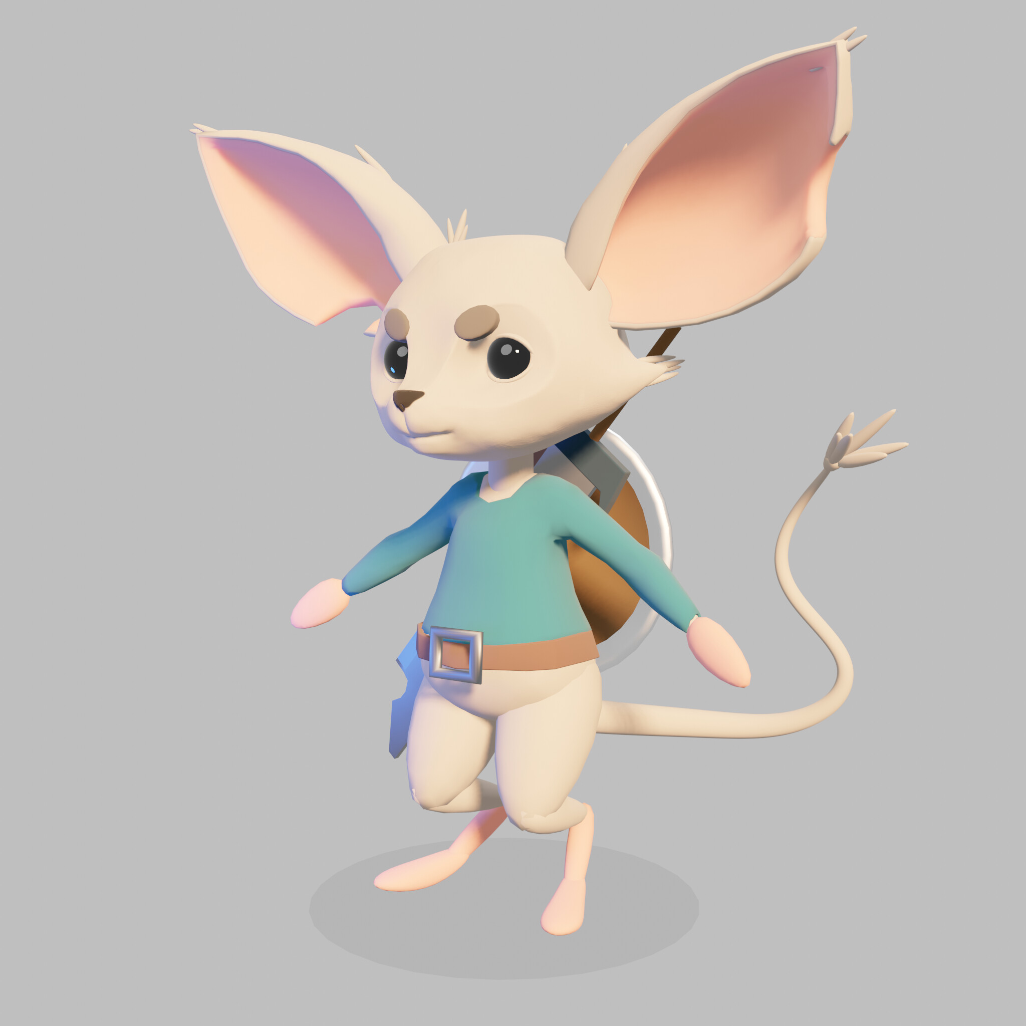 Amiko, Warrior Mouse - Finished Projects - Blender Artists Community