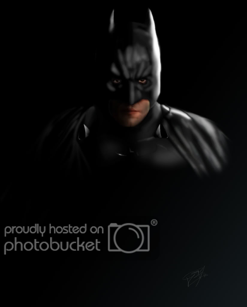 Batman portrait in Photoshop - Traditional - Blender Artists Community