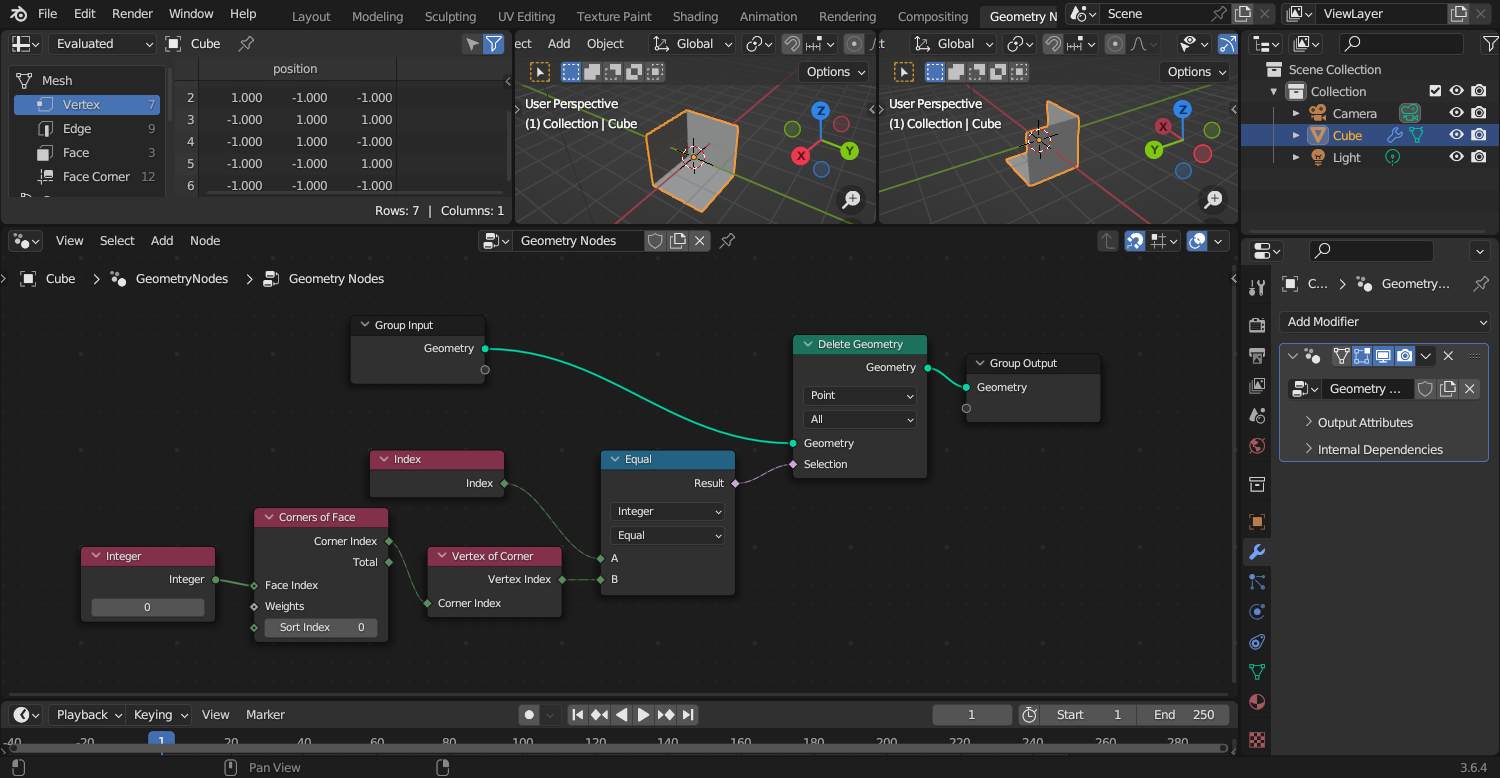 Corner of face node - how does it work? - Modeling - Blender Artists ...