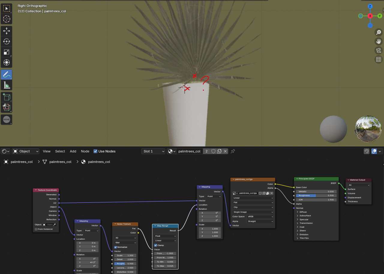 Map Range node spoils the wind animation - Materials and Textures ...
