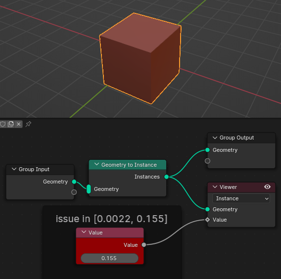 Viewer node (Geometry Nodes) glitchy problem - Materials and Textures ...