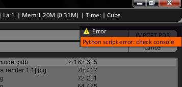 Super annoying python error! - Python Support - Blender Artists Community