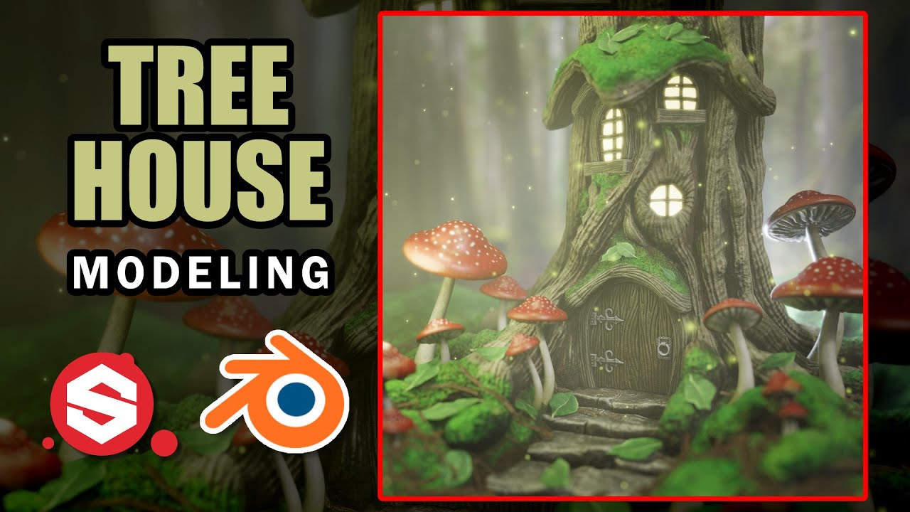 Tree house in the forest - Finished Projects - Blender Artists Community