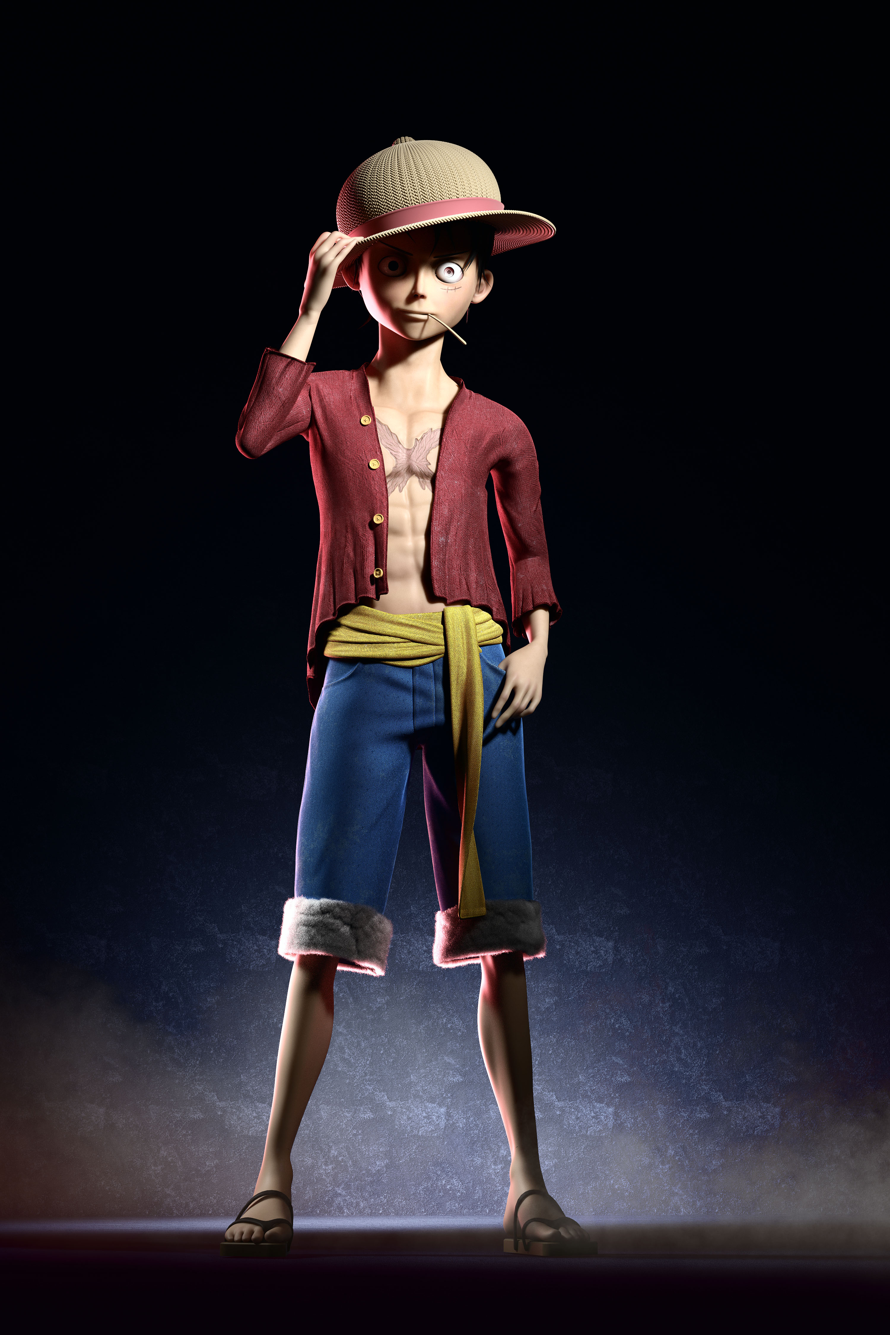 Luffy Gear 5 - Finished Projects - Blender Artists Community
