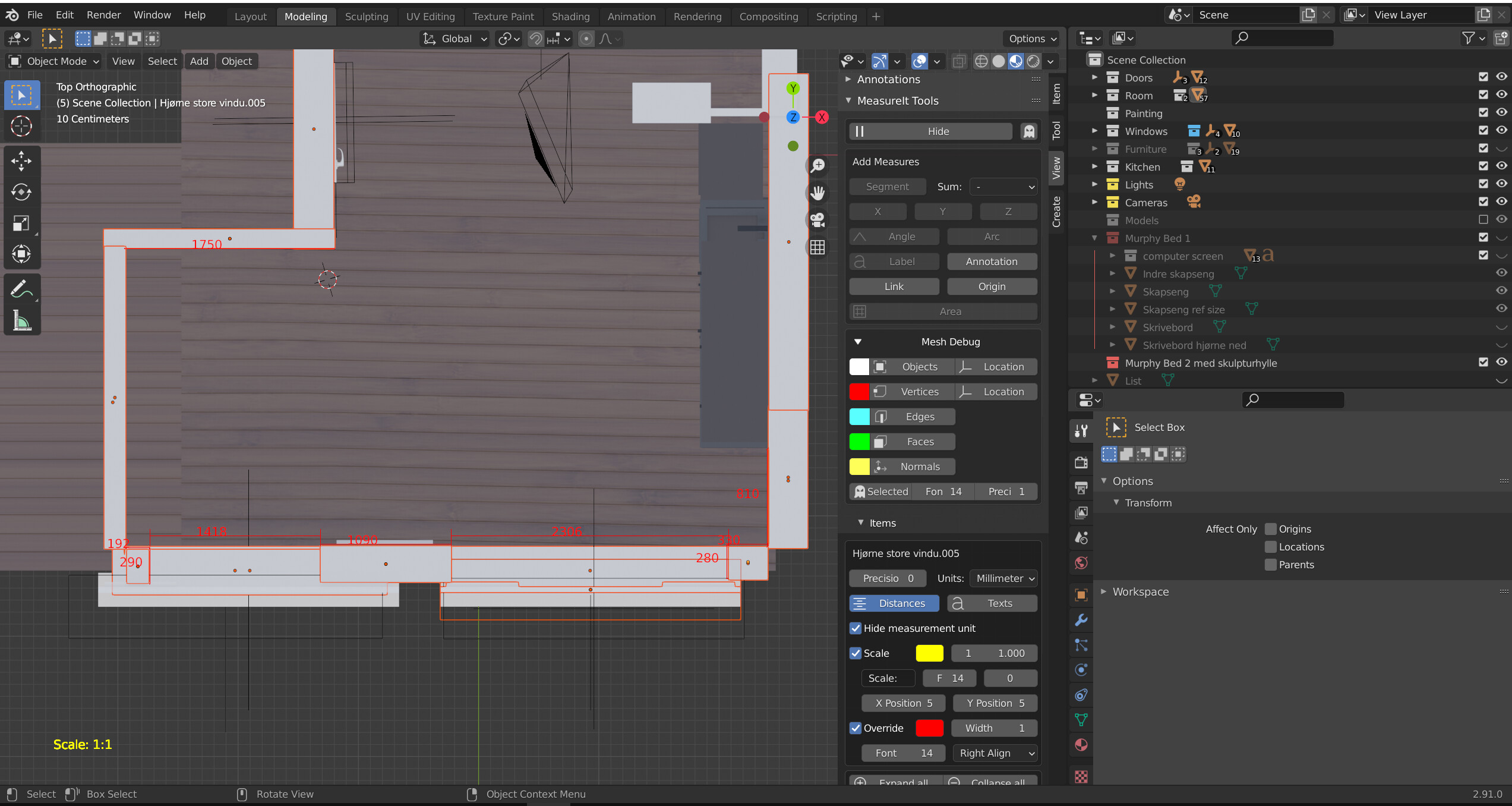 Measureit problems with vertices Tips and Tricks - Blender Artists Community