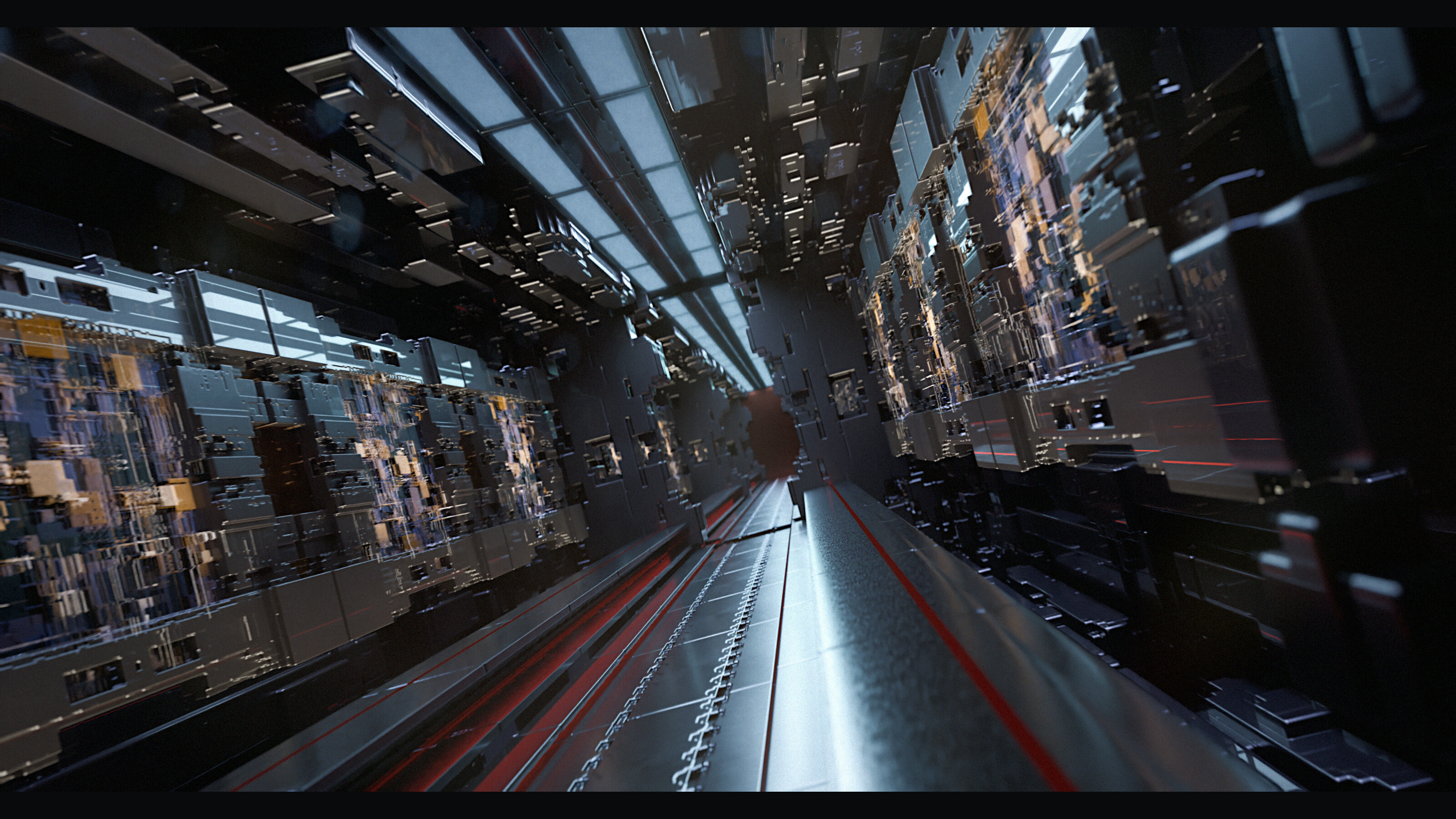 Sci-Fi Corridor - Finished Projects - Blender Artists Community