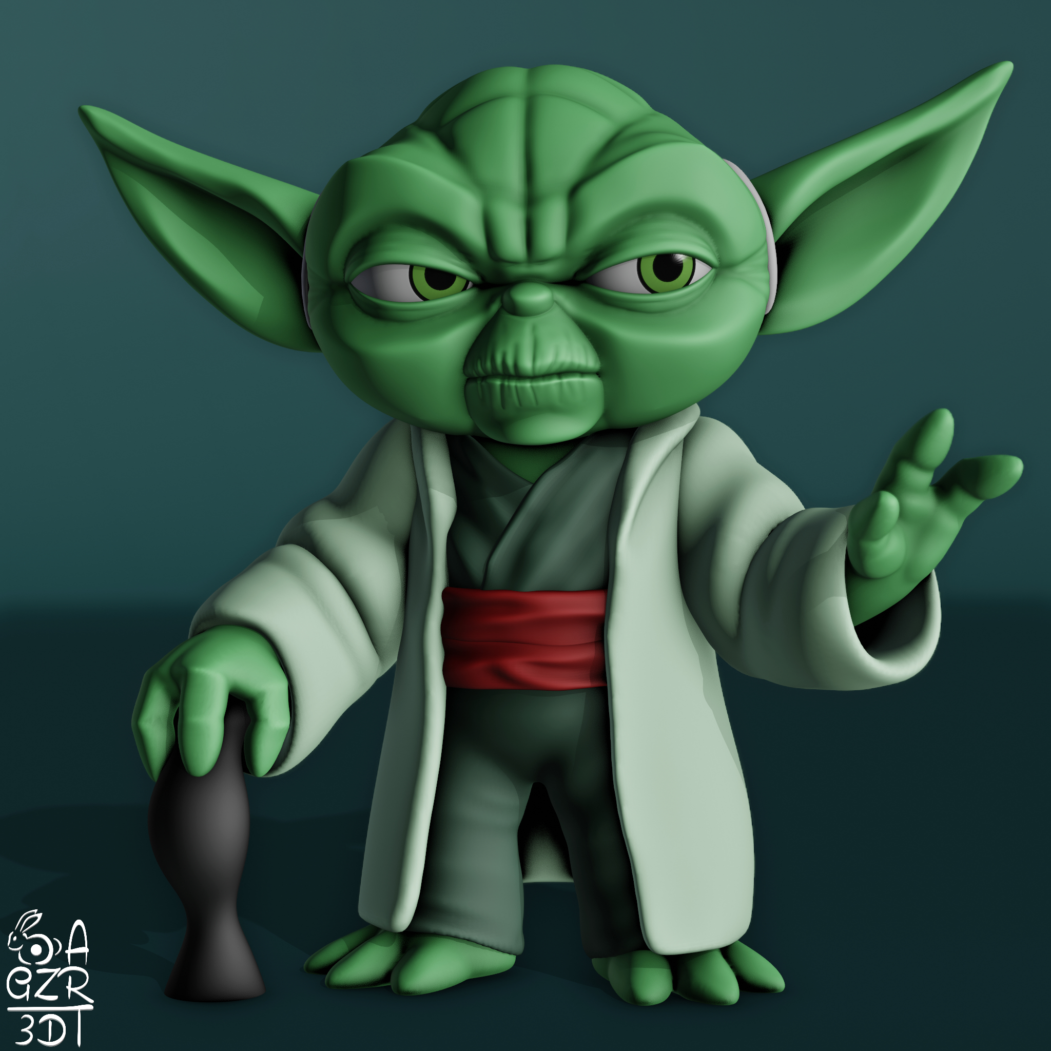 Master Yoda - Stylized - Finished Projects - Blender Artists Community
