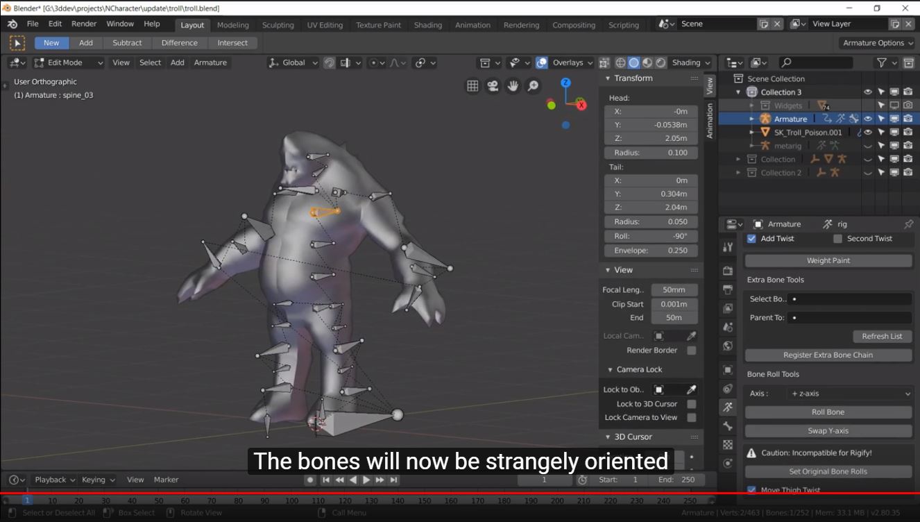 Blender armature has bad bone rolls for Unreal Engine - Blender Discussion - Blender Artists