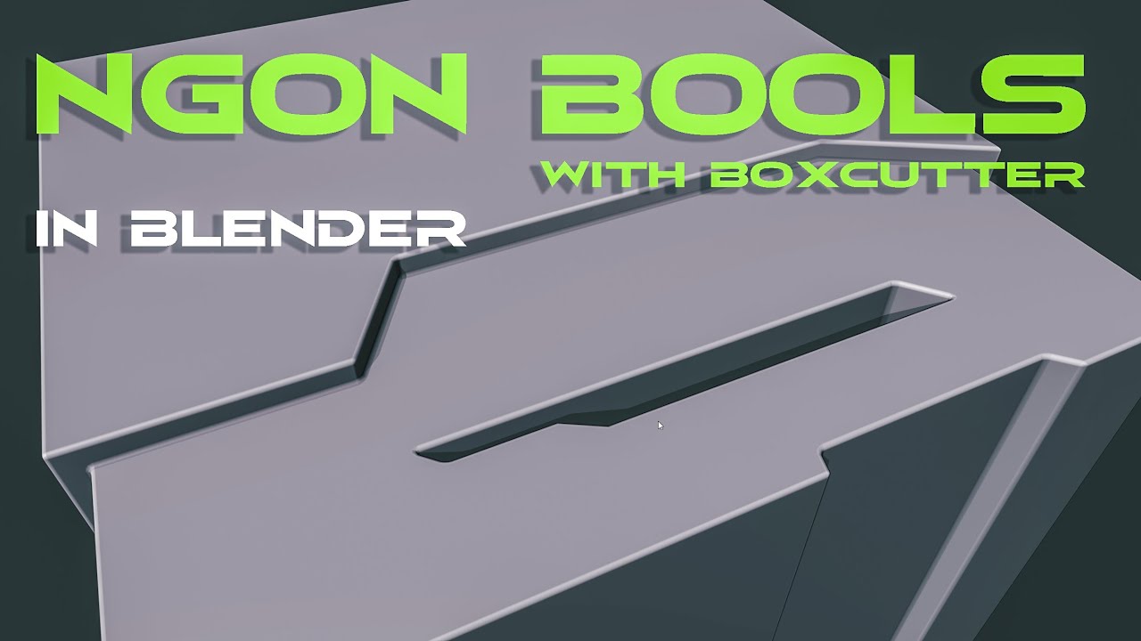 Hard Ops & Boxcutter - A tutorial for NOOBS (Blender) 