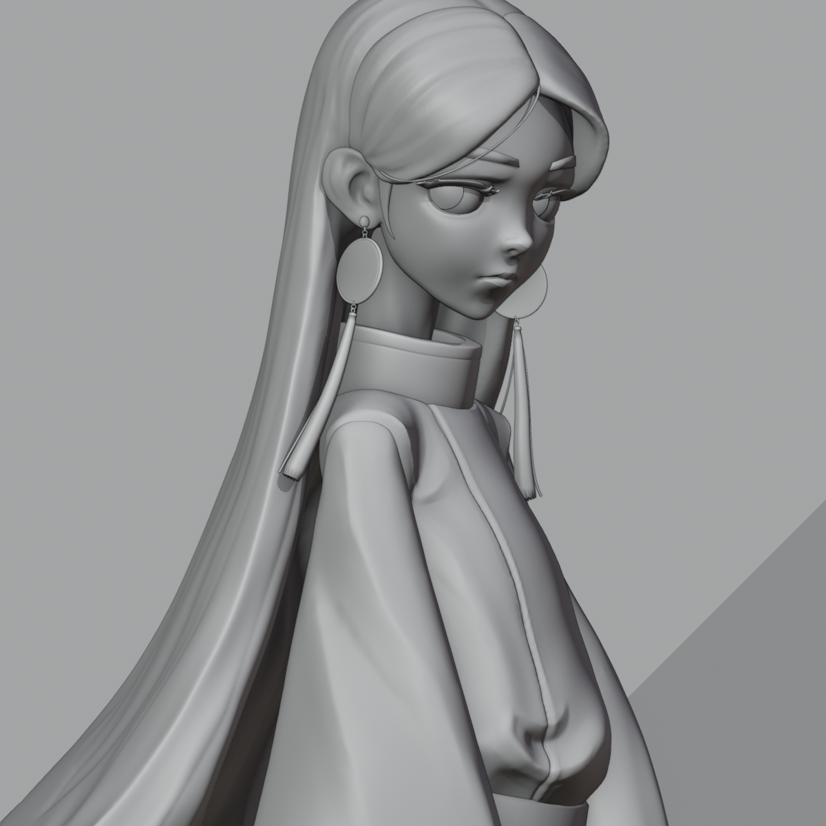 Sculpt Practice Girl - Finished Projects - Blender Artists Community