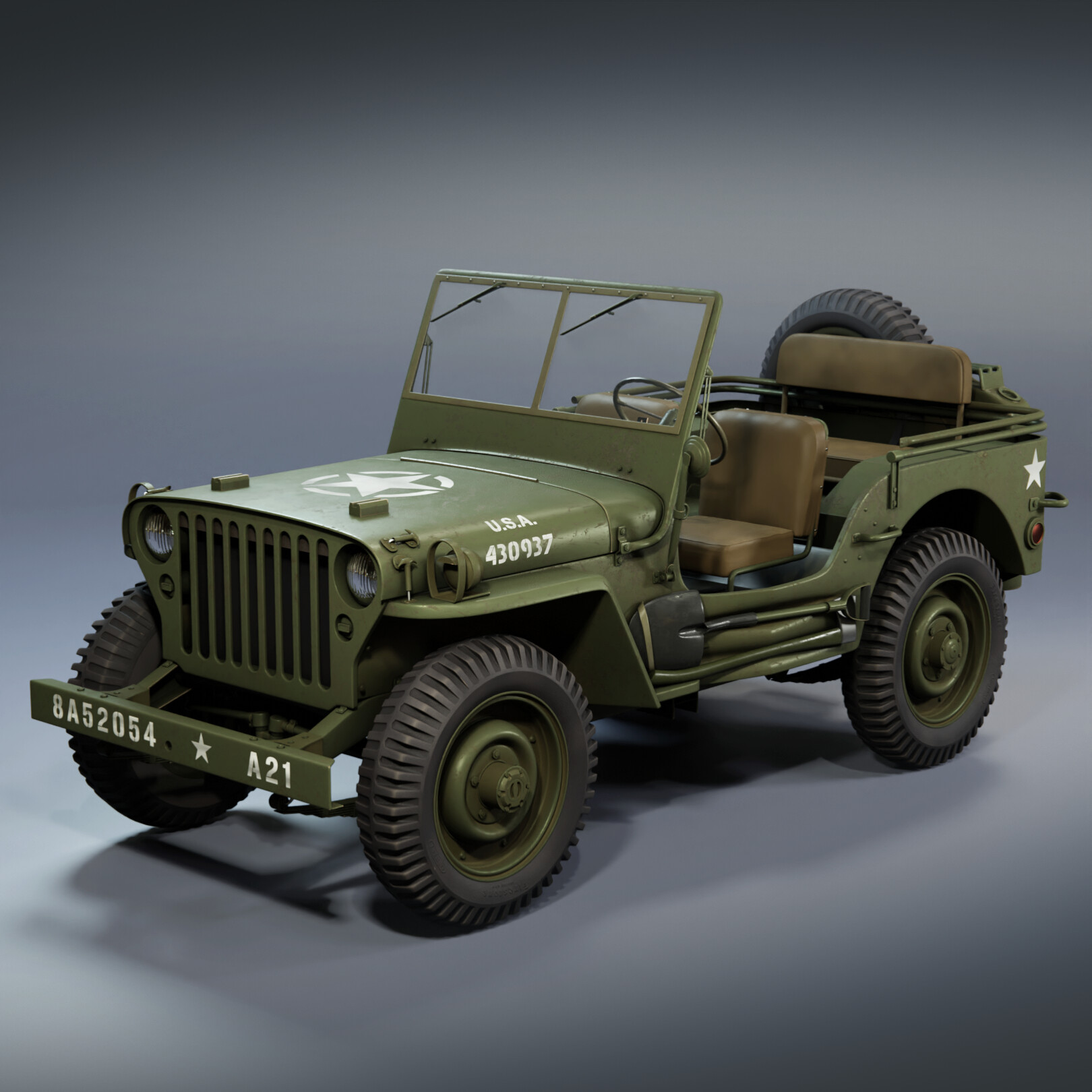 Jeep Willys MB 1941-1945 - Finished Projects - Blender Artists Community