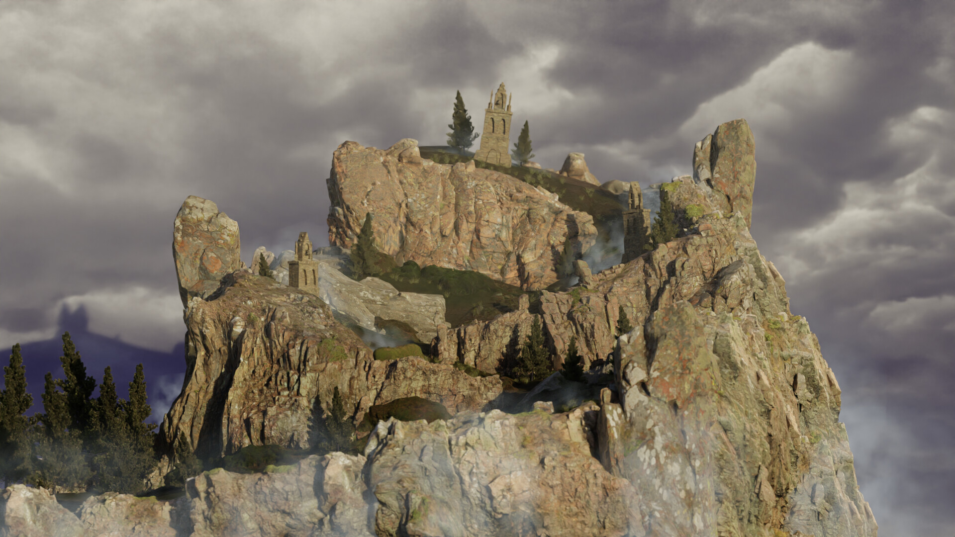 Behind the Scenes: Misty Mountains - BlenderNation