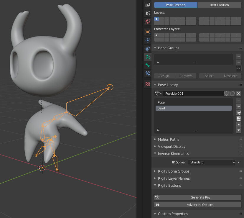armature - Using Pose Library for NLA (non-linear animations) causing  distortions - Blender Stack Exchange