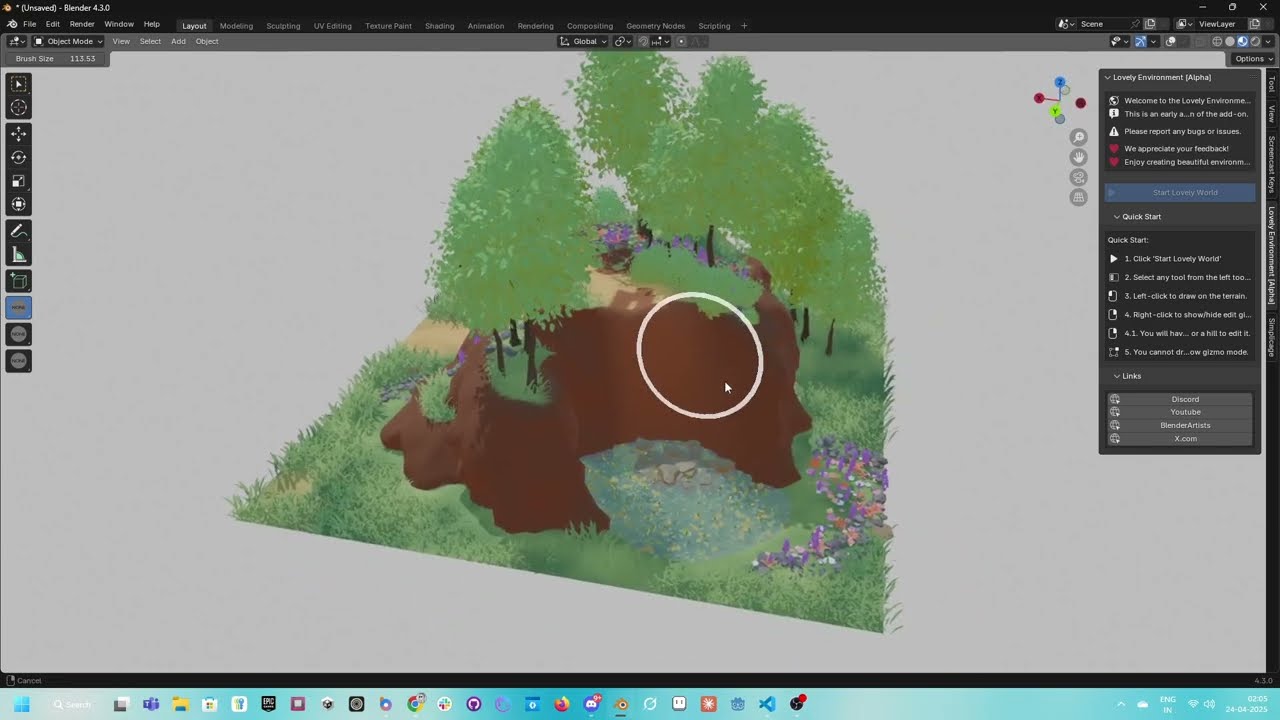 LovelyEnvironemnt - A Tiny Glade like cozy procedural env tool (Alpha ...