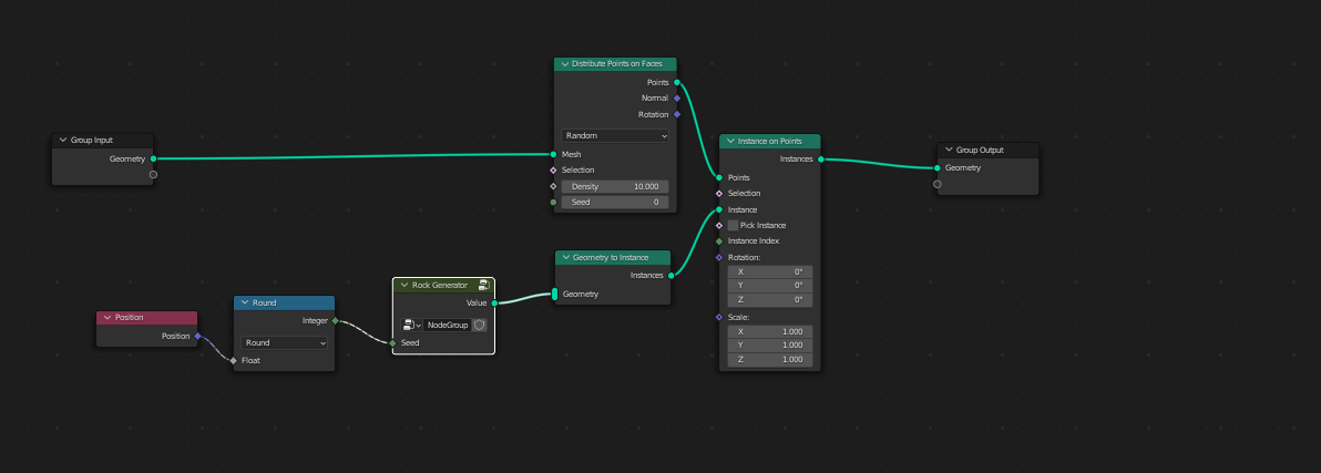 Geometry nodes randomize by position - Modeling - Blender Artists Community