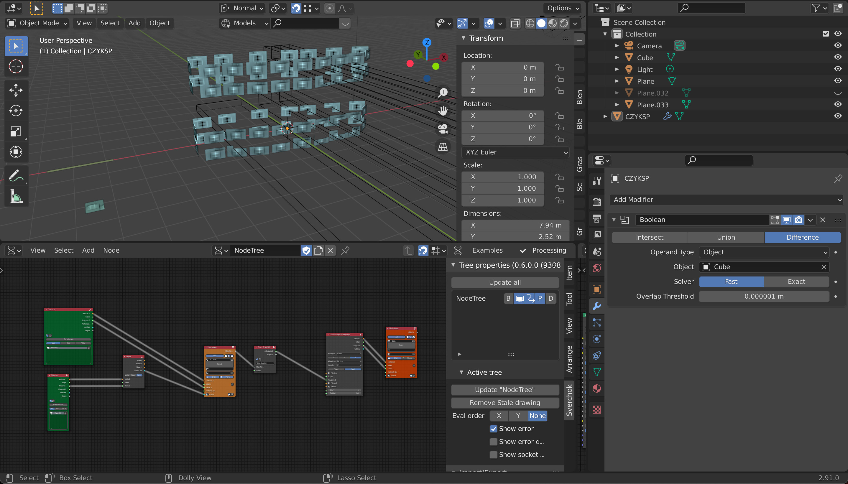 Align object array to normals, Help :)! - Modeling - Blender Artists ...