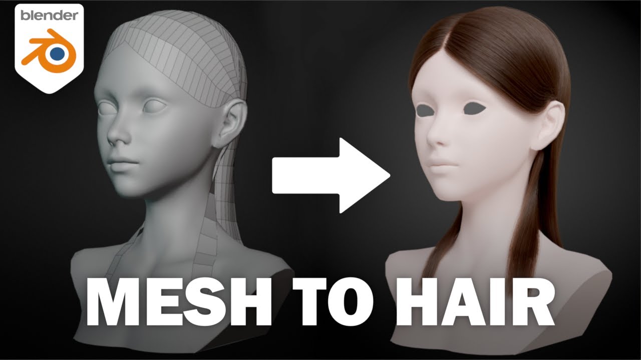 Mesh To Hair With Geometry Nodes Finished Projects Blender Artists Community 