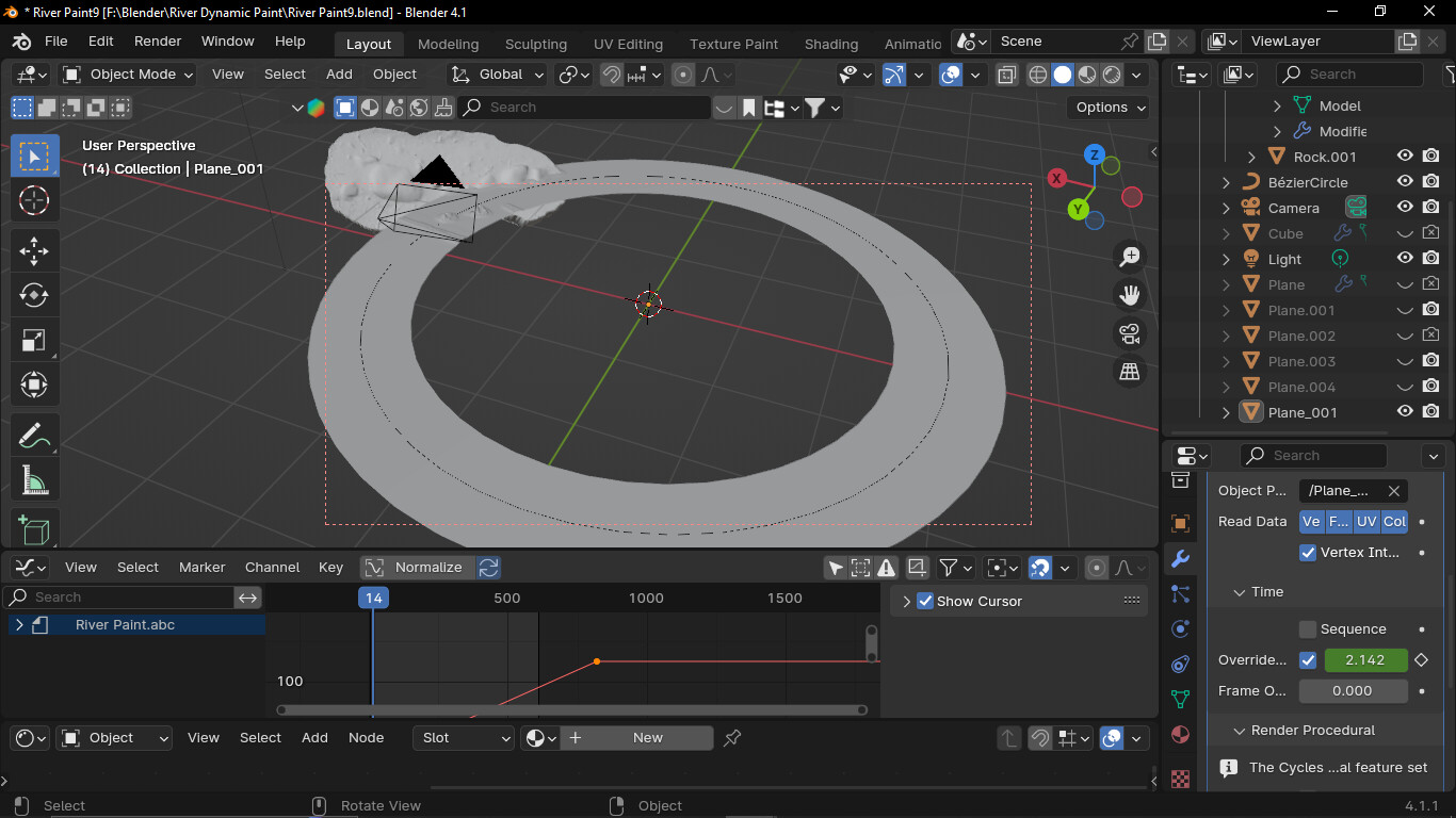 River water Animation with Dynamic Paint - Focused Critiques - Blender ...