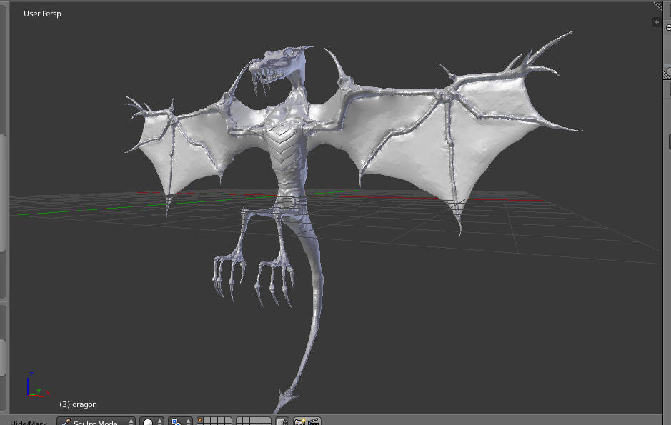 Sculpting a dragon - Works in Progress - Blender Artists Community