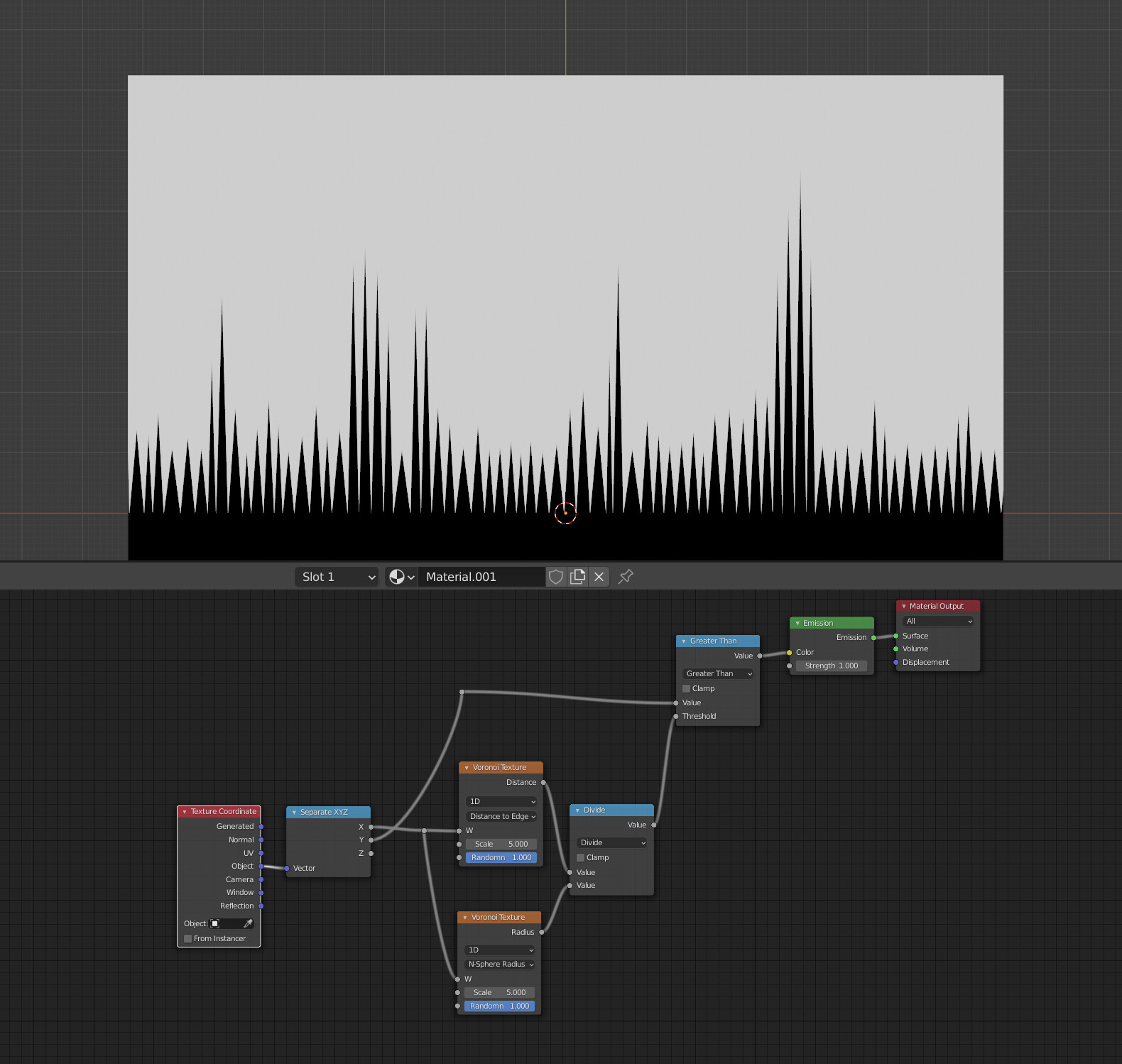 Output of 1-D Voronoi Node - Materials and Textures - Blender Artists ...