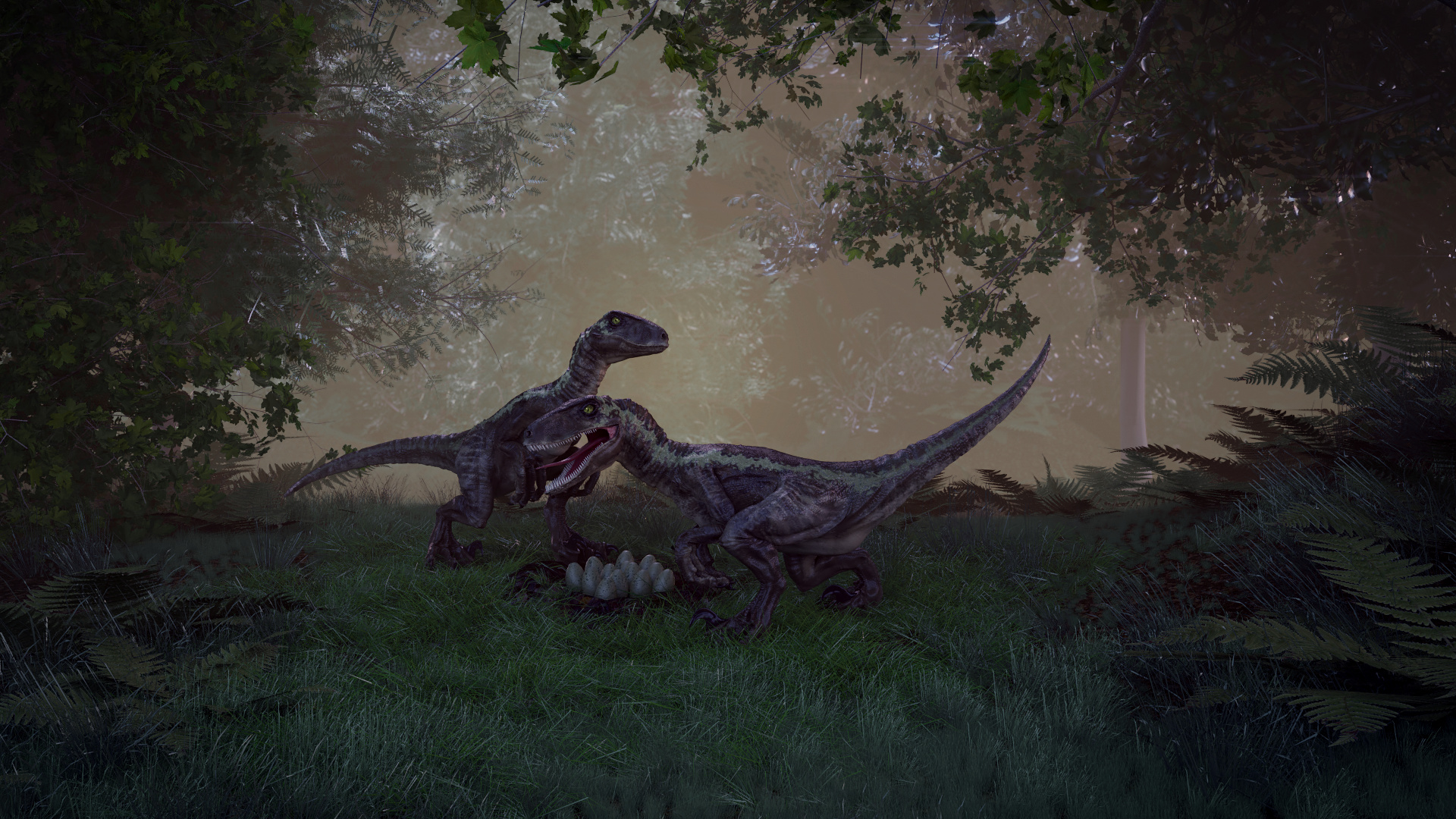 Velociraptors protecting their nest - Finished Projects - Blender Artists  Community