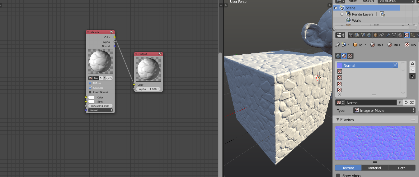 Need help ! - Normal Maps in Material Nodes - Materials and Textures ...
