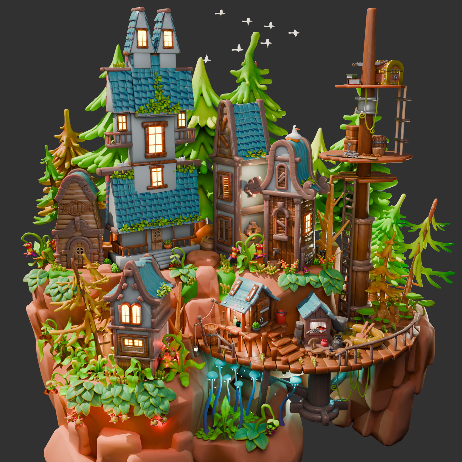 Lost village - Finished Projects - Blender Artists Community