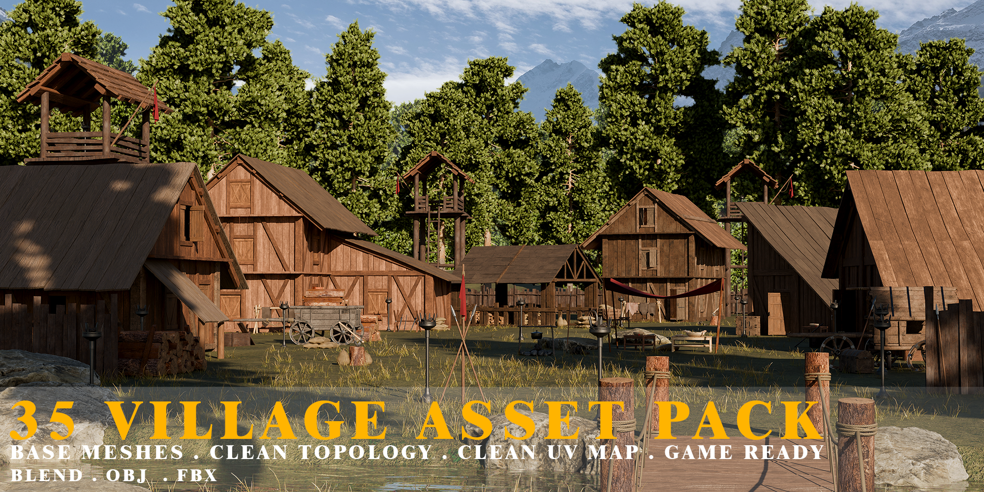 Old village - Finished Projects - Blender Artists Community