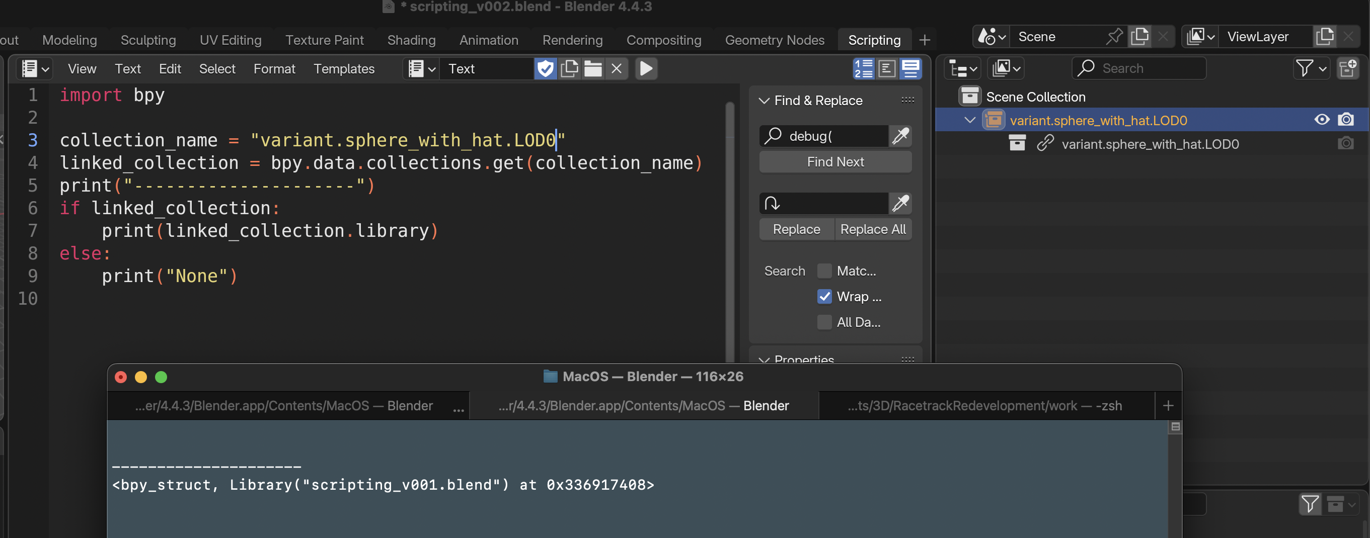 Trying to determine whether selected object is a link or not - Python ...