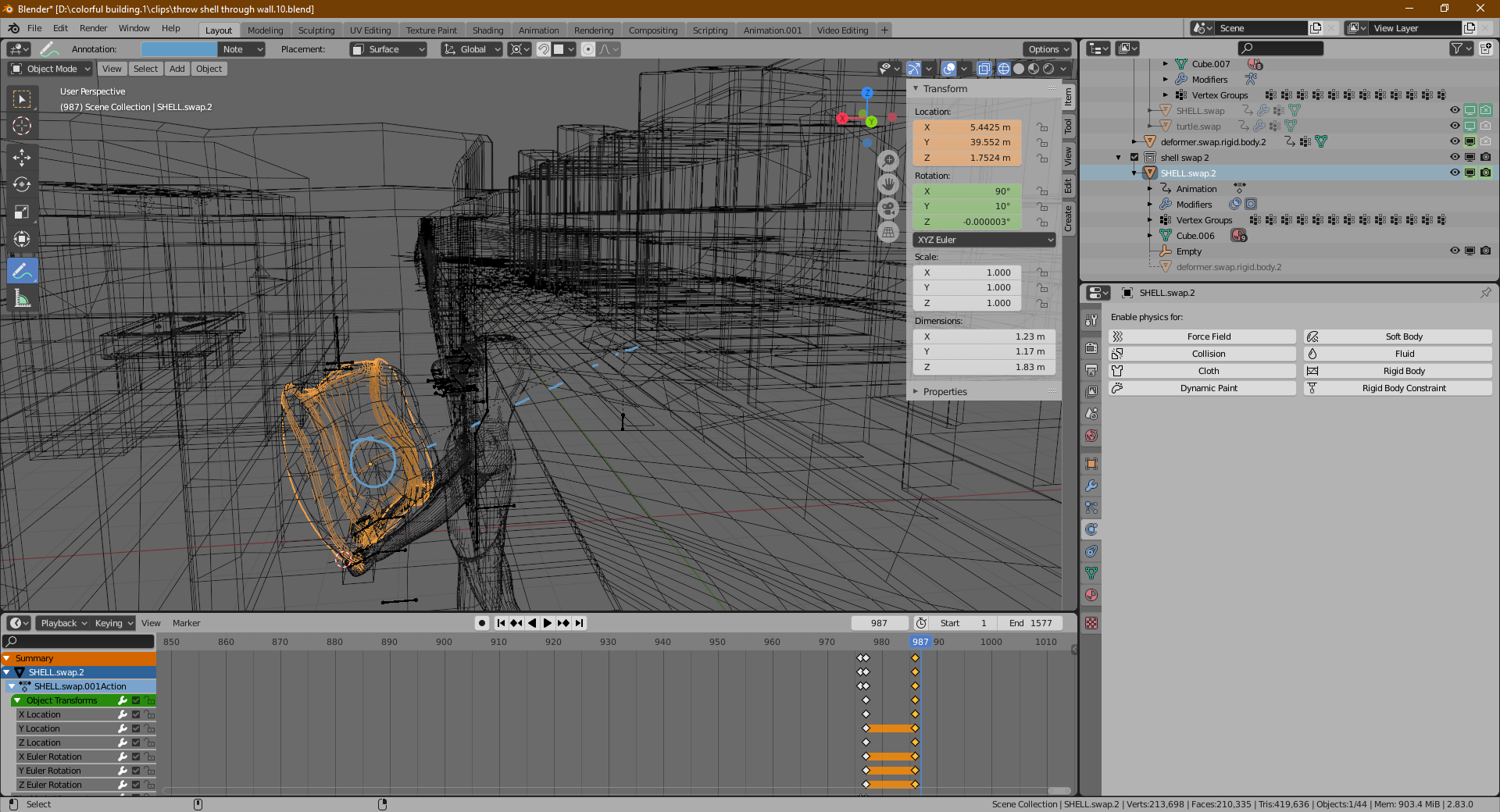 Trouble setting origin - Basics & Interface - Blender Artists Community