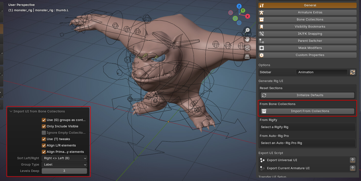 Link Rig Ui Rigify UI blender 3 to Rigify UI 4 - Page 3 - Animation and Rigging ...