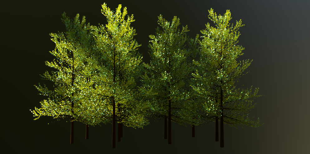 Need leaf material that shows that yellow shade in the light - Materials  and Textures - Blender Artists Community