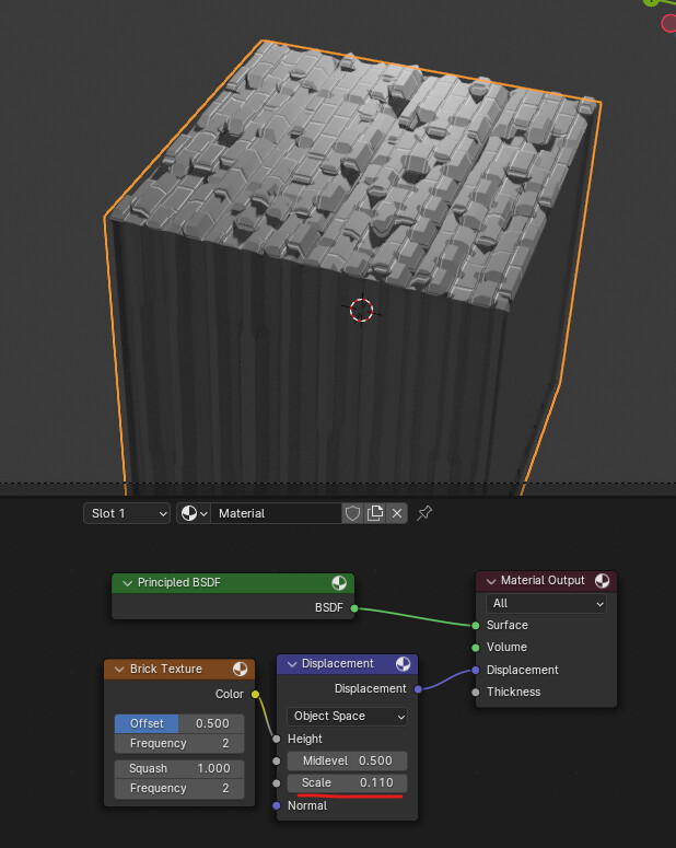 I need help applying a procedural material to an object, pls help ...