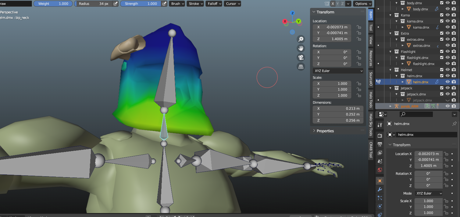 Rig creating weird twists and contortions in mesh - Animation and ...
