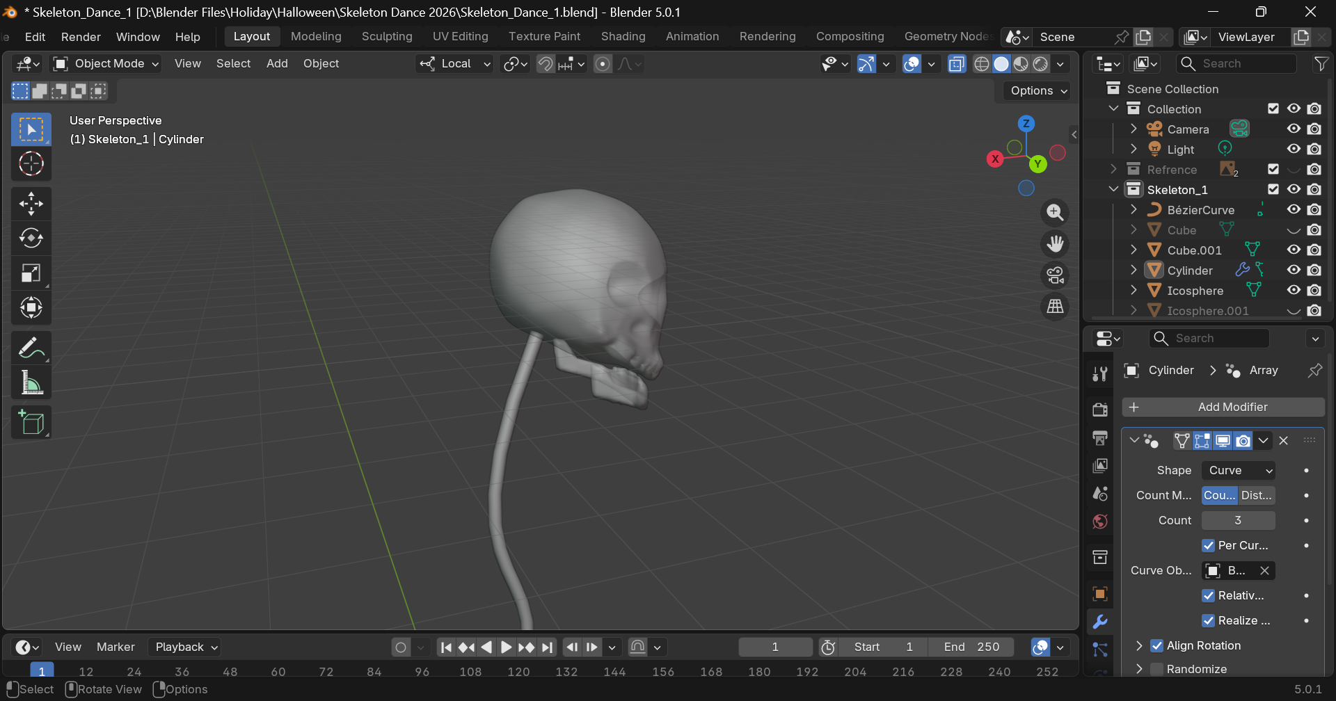 Array modifier won't work on a cylinder - Modeling - Blender Artists ...