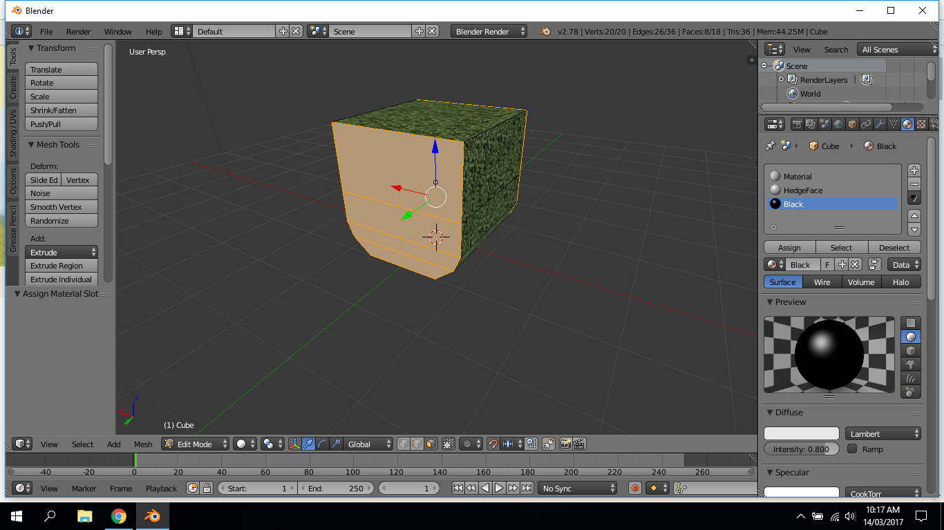 Probably a simple problem - Materials and Textures - Blender Artists ...