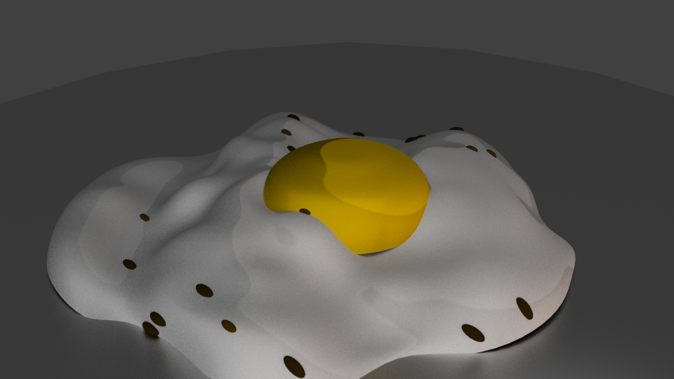 3D Render Sunny Side Up Egg Graphic by arasigner · Creative Fabrica