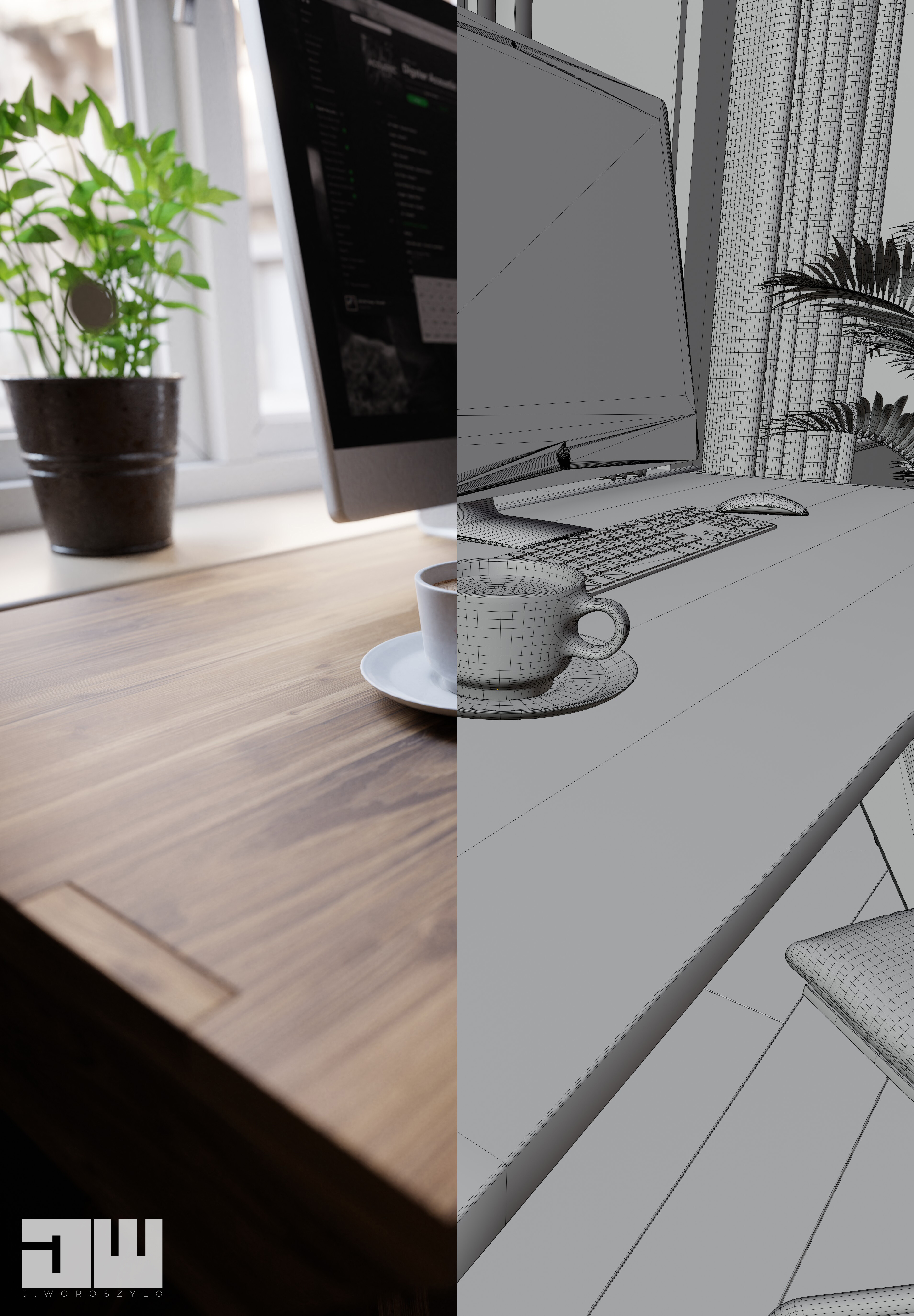 Desk Design - Finished Projects - Blender Artists Community