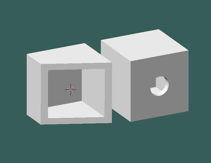 Creating a hollow cube with a hole: 3D print tutorial problem - Basics & Interface - Blender Community