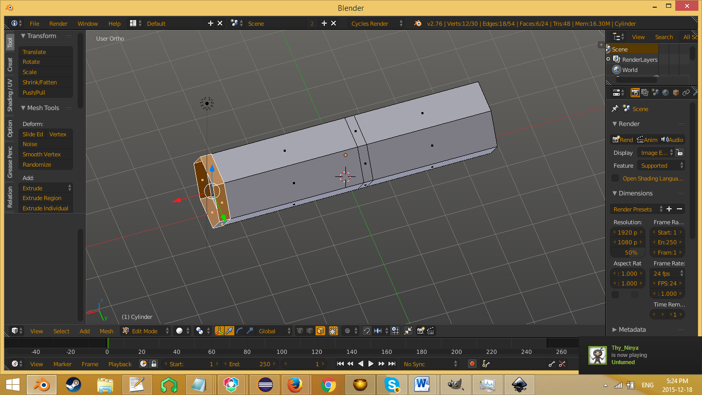 Face/Edge Loop Alternate Selection - Basics & Interface - Blender ...