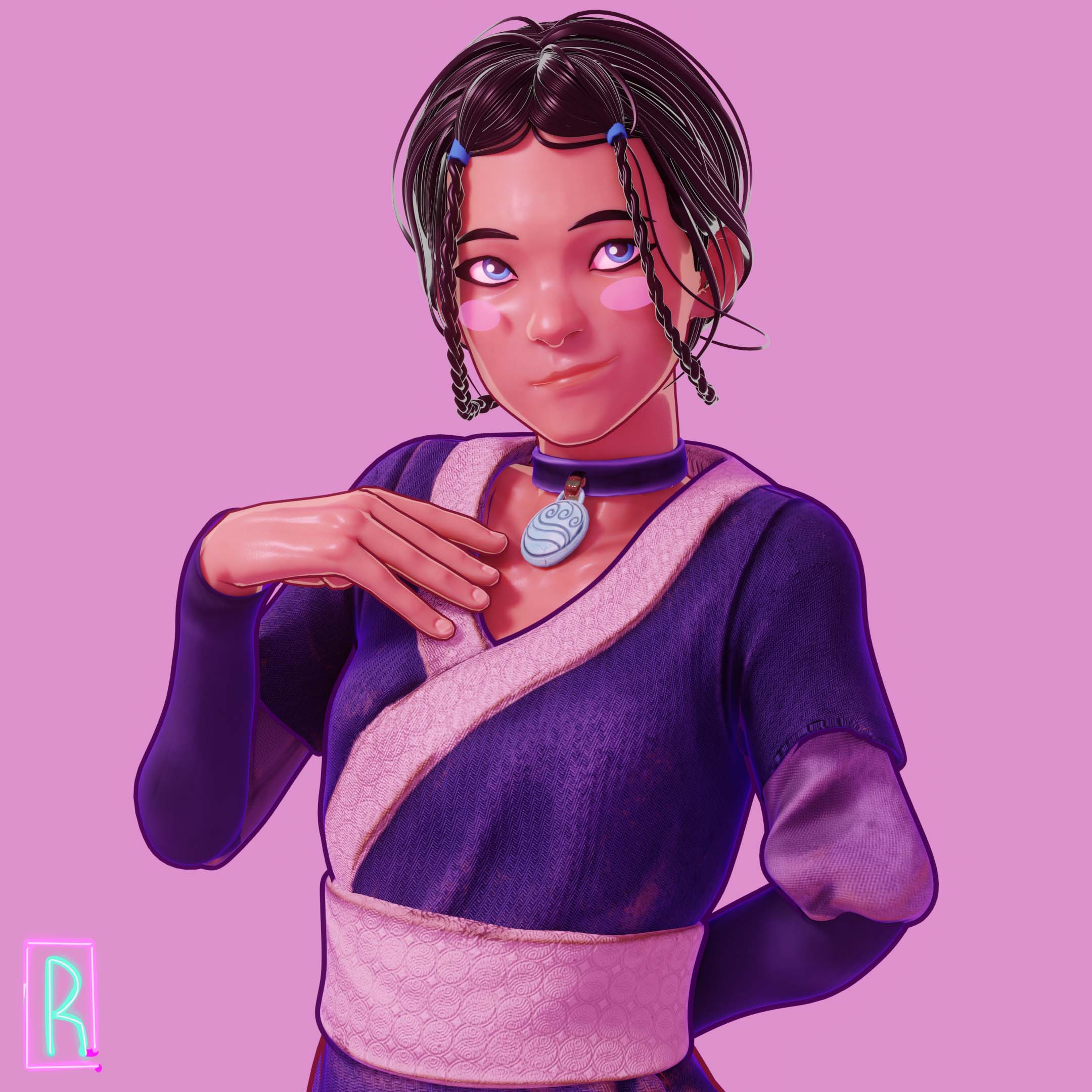 Katara Fan Art - Finished Projects - Blender Artists Community