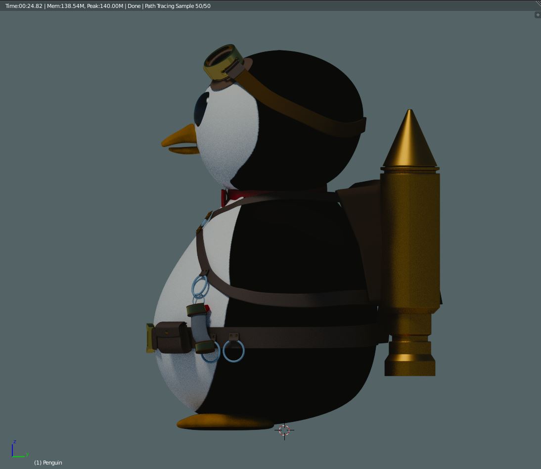 Rocket Penguin - Works in Progress - Blender Artists Community