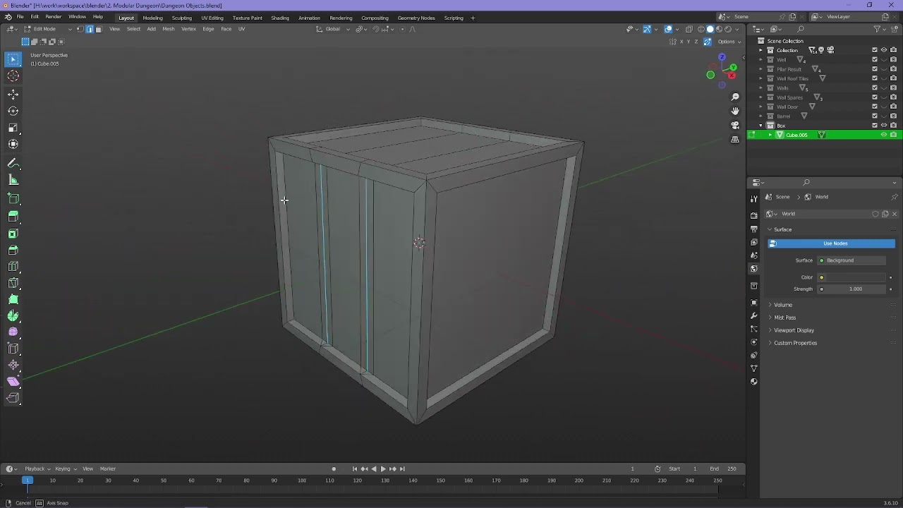 Edge scale can only specific axis in edit mode - Basics & Interface ...